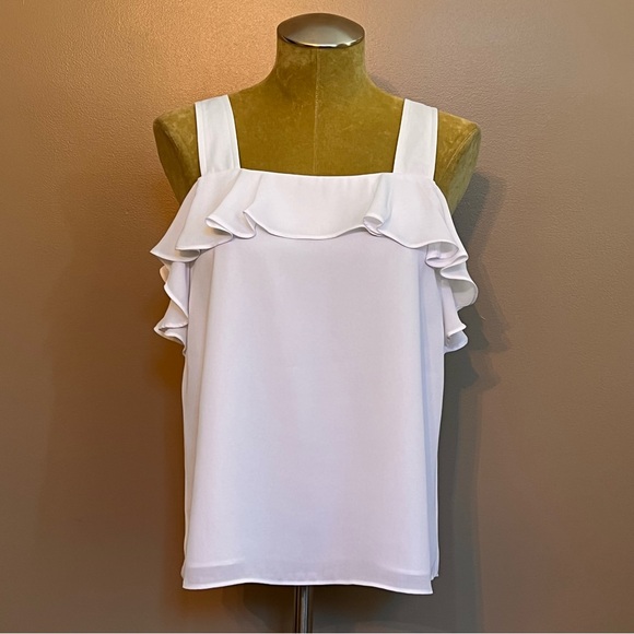 Banana Republic Factory Ruffle Tank - Picture 1 of 5
